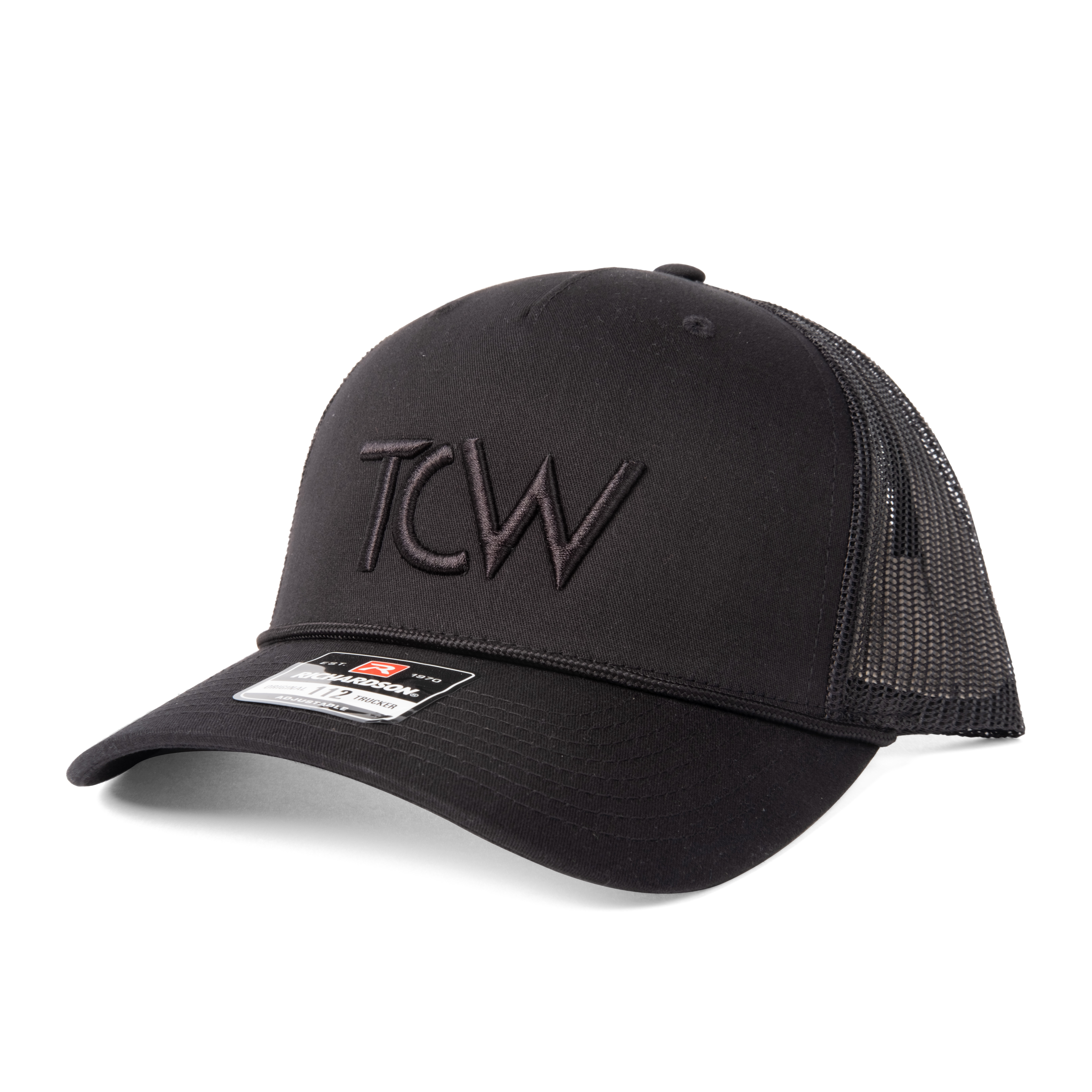 TCW Black-On-Black Snapback Cap