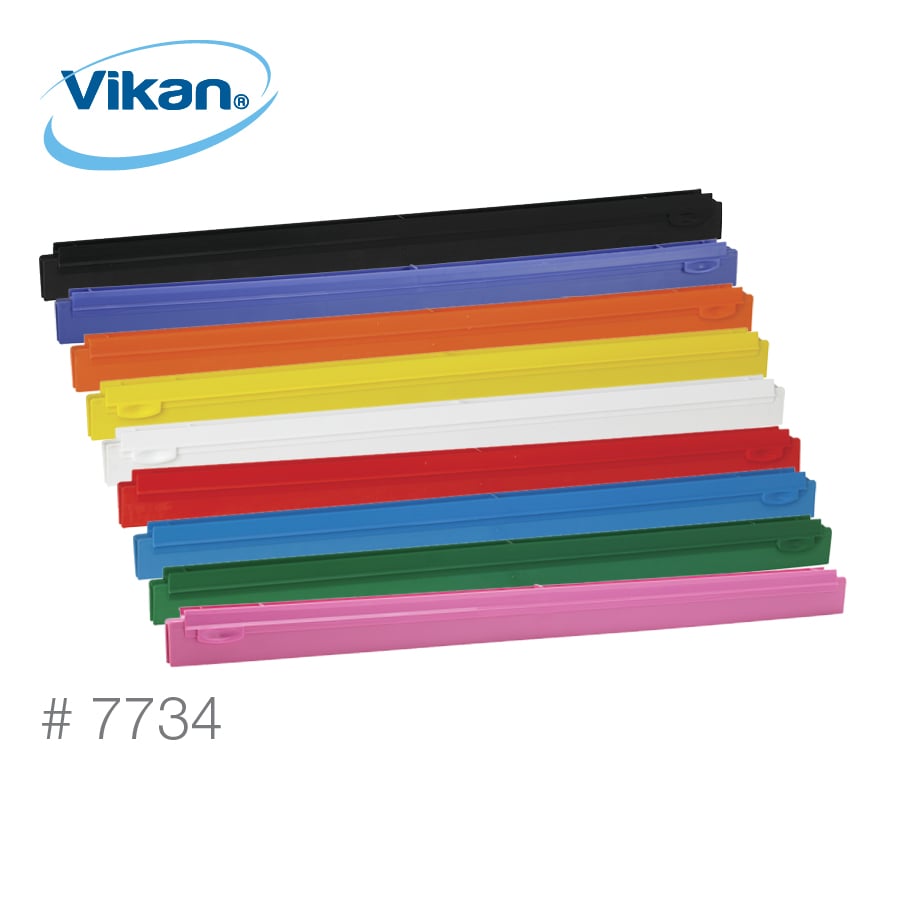 Vikan Squeegee, Double Blade, Refill Cartridge, 24", 7734