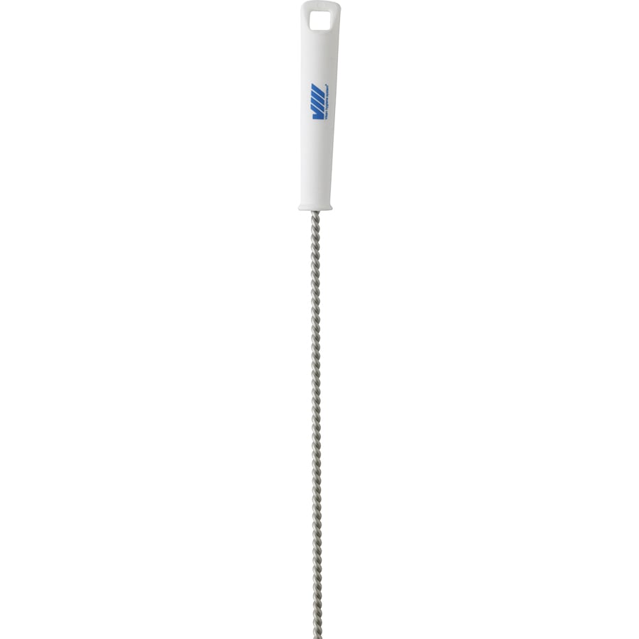 Vikan Handle, Long Flex, Stainless Steel, White, 5351