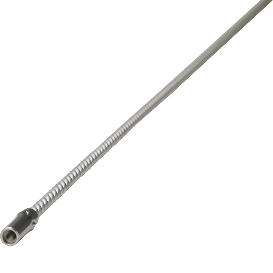 Vikan Handle, Long Flex, Stainless Steel, White, 5351