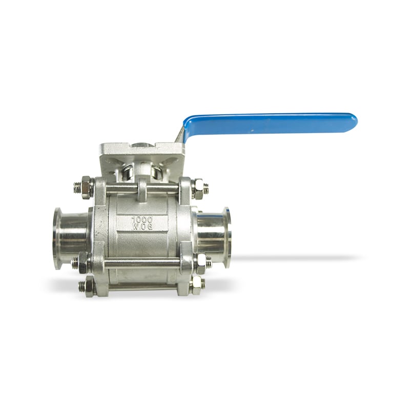 Sanitary Three-Piece Ball Valve
