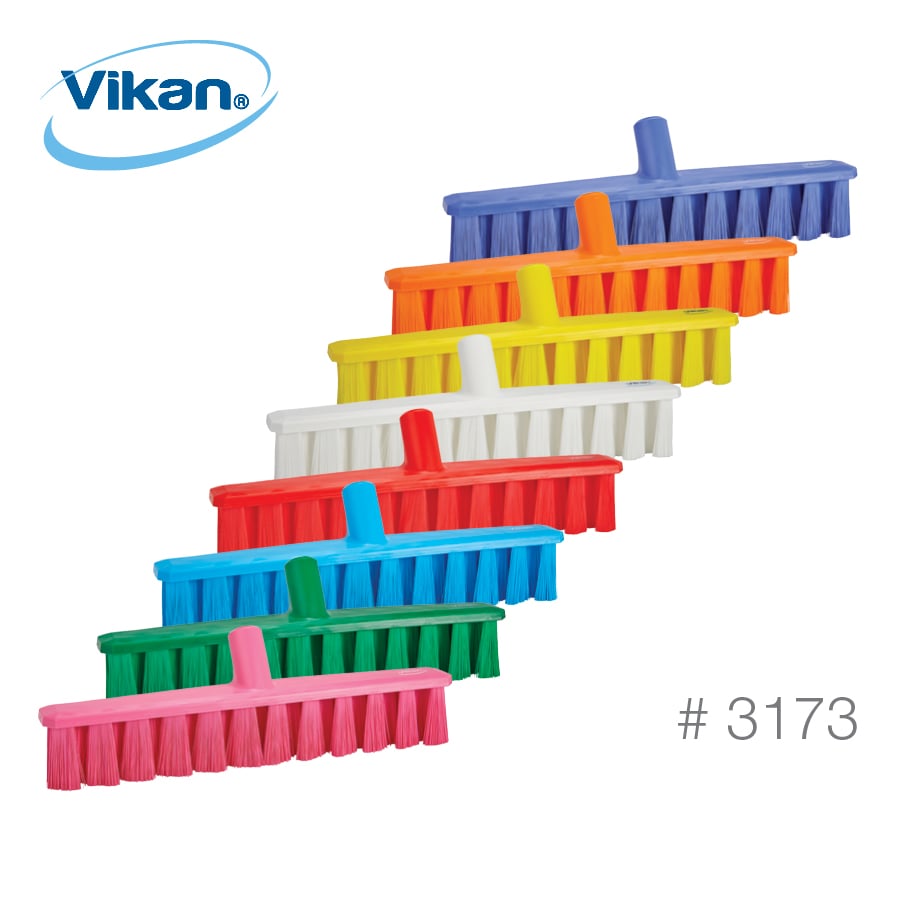 Vikan Push Broom, Medium, 16", 3173