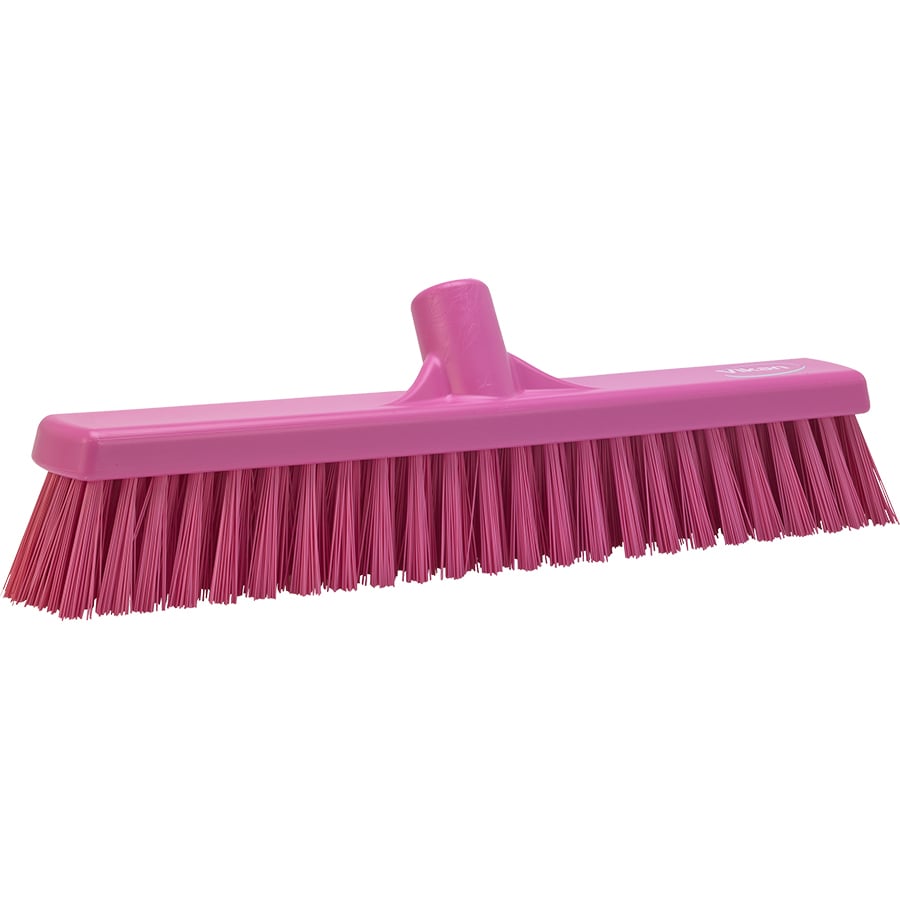 Vikan Combo Push Broom, Soft/Stiff, 16", 3174