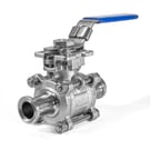 3/4" Mini Tri Clamp Ball Valve