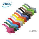 Vikan Short Handle Scrub Brush, Stiff, 4192