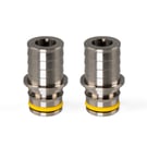 3/4" Stainless Steel Hose Barbs for Flojet Pumps (Pair of 2)