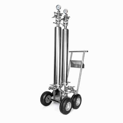 Double Filter Housing on Cart