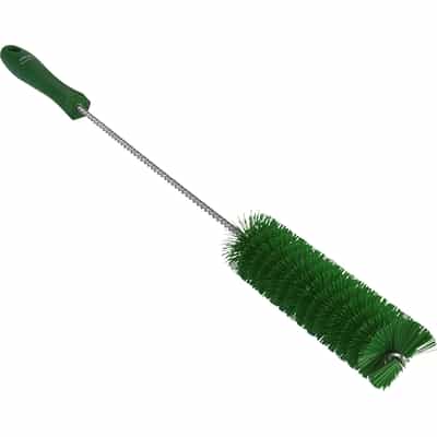 Vikan Stiff Tube Brush, Ø1.5", Green