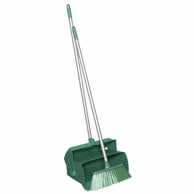 Dustpan w/ Broom, Green