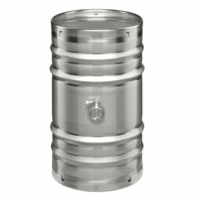 25 Gallon Stainless Steel Barrel