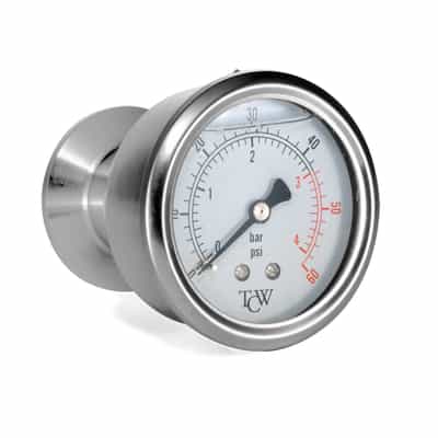 Back Mount Pressure Guage