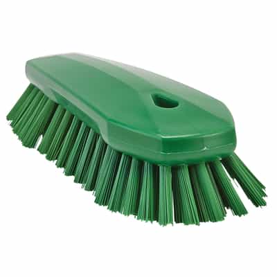 Vikan Extra Large Scrub Brush, Extra Stiff, Green, 38922