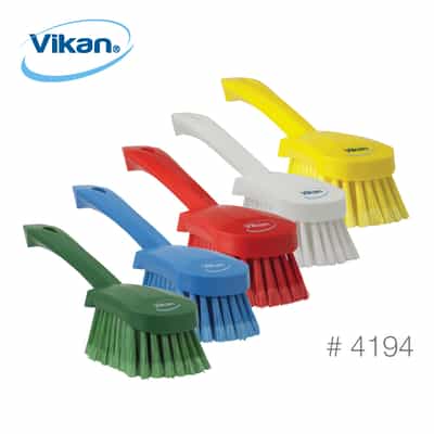 Vikan Short Handle Washing Brush, Soft/Split