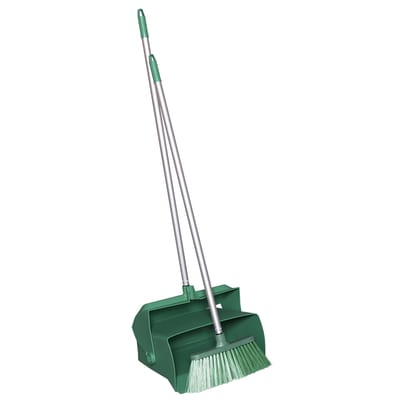 Dustpan w/ Broom, Green