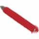 Vikan Tube Brush for Flexible Rod, Red
