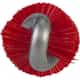 Vikan Stiff Tube Brush, Ø0.4, Red
