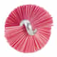 Vikan Stiff Tube Brush, Ø0.9", Pink