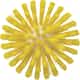 Vikan Medium Pipe Brush, Ø5.0", Yellow