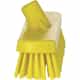 Vikan Deck Stiff Scrub Brush, Yellow