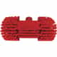 Vikan Waterfed Washing Brush w/ Angle Adjustment, Red