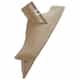 Vikan Single Blade Ultra Hygienic Squeegee, 16", Brown