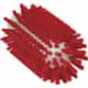 Vikan Medium Pipe Brush, Ø4.0", Red