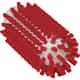 Vikan Stiff Pipe Brush, Ø2.0", Red