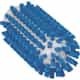Vikan Stiff Pipe Brush, Ø2.0", Blue