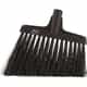 Vikan Angled Broom, Stiff, 12", Black