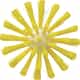 Vikan Medium Pipe Brush, Ø3.5", Yellow