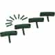 Vikan Wall Bracket Replacement Hooks, Green