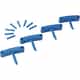 Vikan Wall Bracket Replacement Hooks, Blue