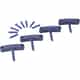 Vikan Wall Bracket Replacement Hooks, Gray