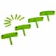 Vikan Wall Bracket Replacement Hooks, Lime