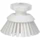 Vikan Round Stiff Scrub Brush, White, 38855