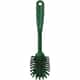 Vikan Medium Dish Brush w/ Scraper, Green