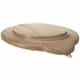 Vikan 3 Gallon Bucket Lid, Brown