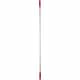 Vikan Basic Aluminum Handle, 59", Red