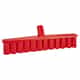 Vikan Medium Push Broom, 16", Red