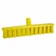 Vikan Medium Push Broom, 16", Yellow