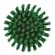 Vikan Round Stiff Scrub Brush, Green, 38852