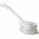 Vikan Long Handle Scrub Brush, White