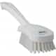 Vikan Short Handle Scrub Brush, Stiff, White