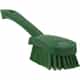 Vikan Short Handle Scrub Brush, Stiff, Green