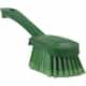 Vikan Short Handle Washing Brush, Soft/Split, Green
