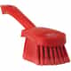 Vikan Short Handle Washing Brush, Soft/Split, Red