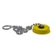 Yellow dust cap with chain