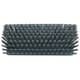 Vikan High-Low Brush Medium, Gray