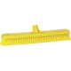 Vikan Stiff Deck/Wall Scrub, Yellow