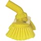 Vikan Waterfed Washing Brush w/ Angle Adjustment, Yellow
